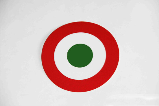 vespa stickerset italie mod target tricolore