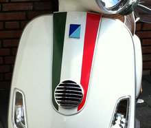 vespa claxon sticker italie voorkap stickerset accessoires 
